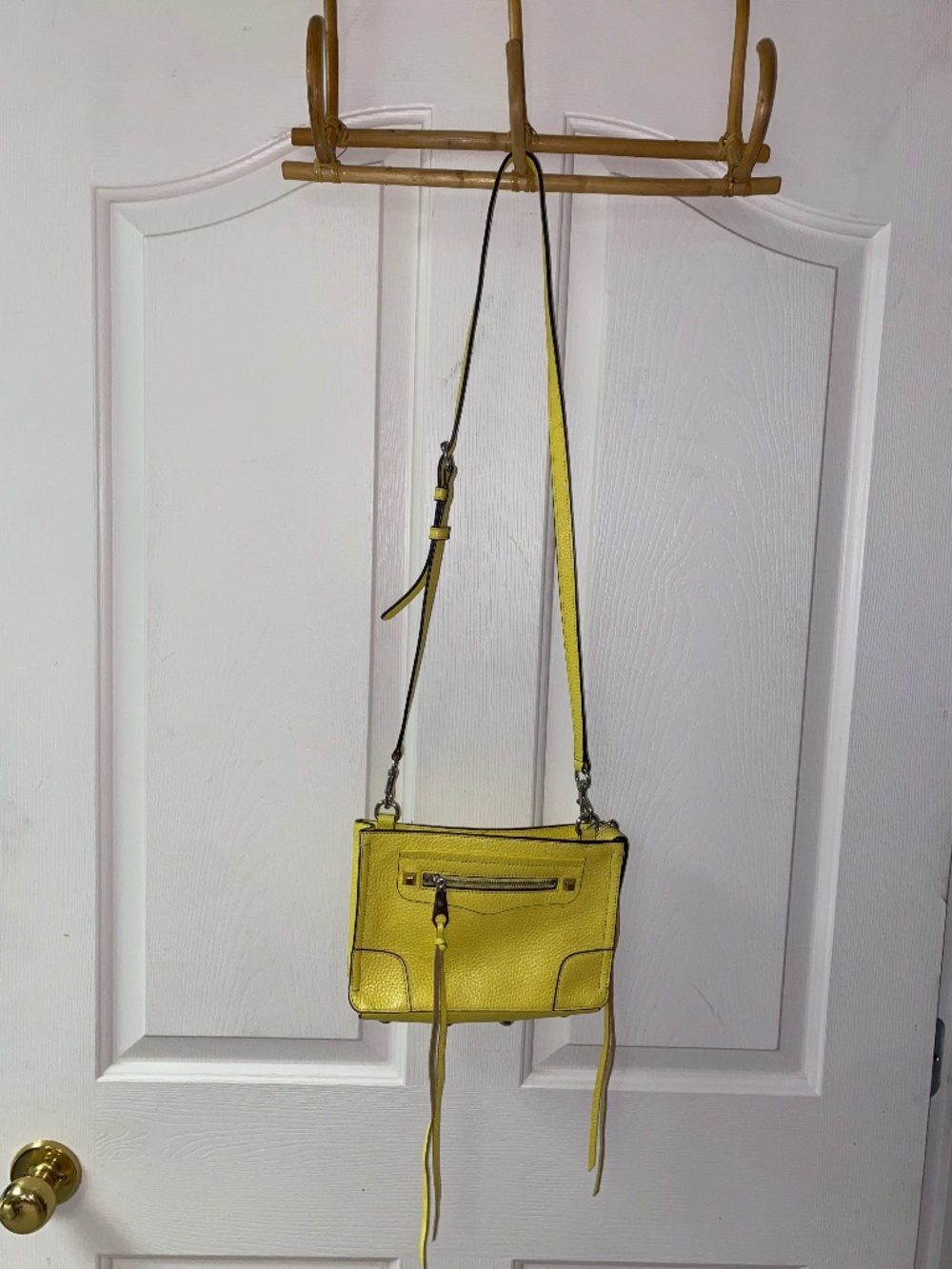 Rebecca Minkoff Regan Leather Crossbody Bag – Dandelion Yellow